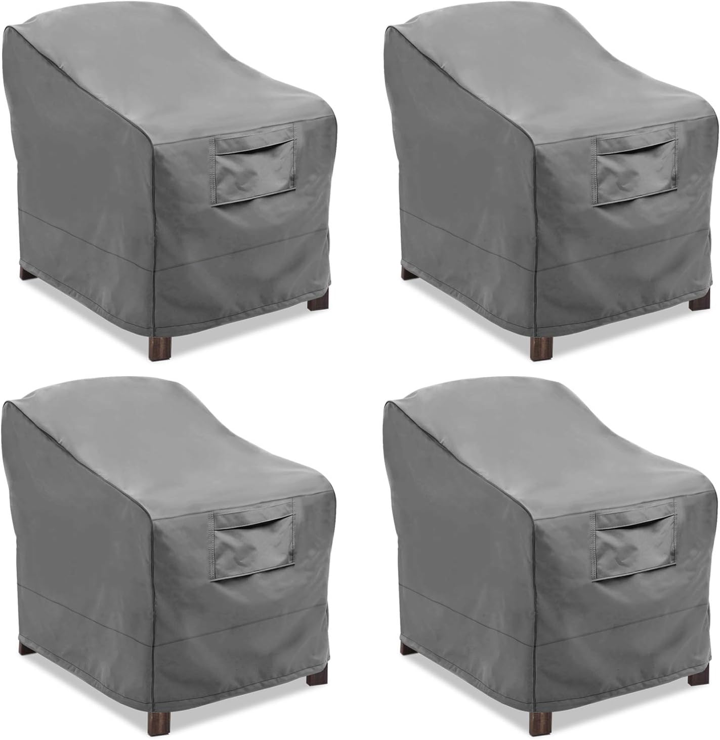 Vailge 2-Seater Heavy Duty Patio Bench Loveseat Cover, 100% Waterproof Outdoor Sofa Cover, Lawn Patio Furniture Covers with Air Vent, Small(Standard), Beige & Brown