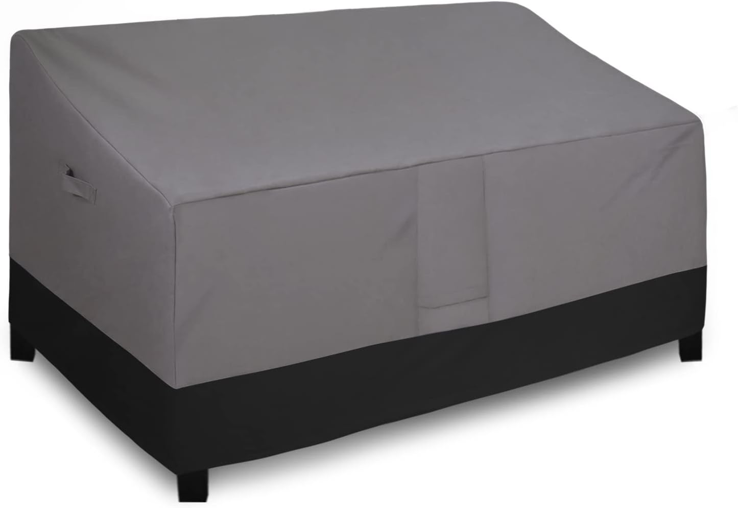 Easy-Going Outdoor Couch Cover, Heavy Duty 3-Seater Patio Sofa Cover, Windproof Outdoor Furniture Cover with Air Vent (88Wx32.5Dx33H inch,Gray/Dark Gray)