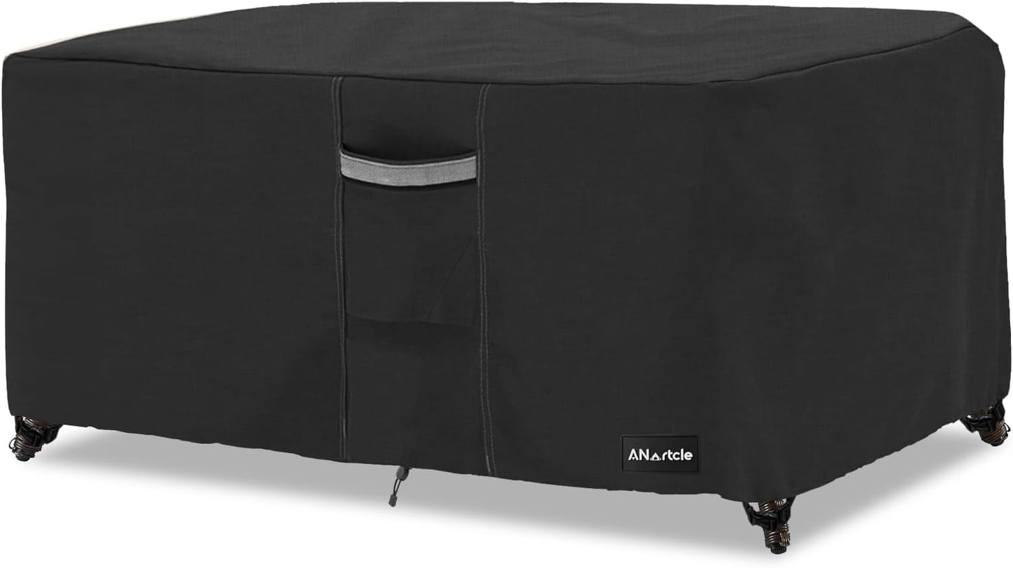 3-Seater Patio Sofa Cover,76W x 32.5D x 33H Inches Outdoor Couch Cover,100% Waterproof Heavy Duty Patio Sofa Covers,Patio Furniture Covers,Beige&Brown