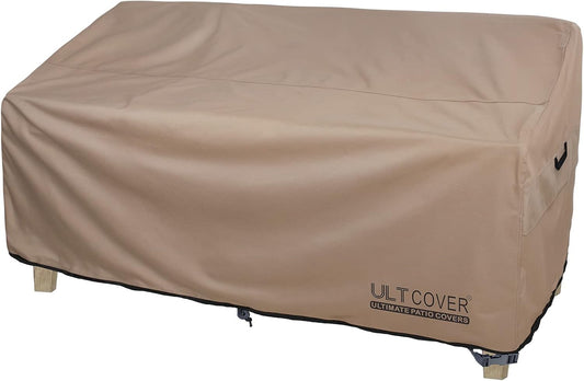 ULTCOVER Waterproof Outdoor Deep Seat Sofa Bench Cover 90W x 40D x 35H inch Patio Furniture Couch Cover