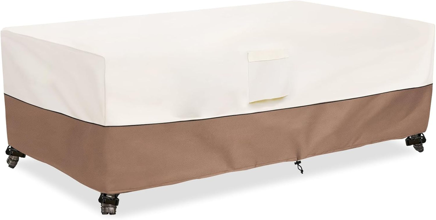 okcool Heavy Duty Patio Sofa Cover, 100% Waterproof 3-Seater Outdoor Sofa Cover Fits up to 85W x 38D x 35H Inches, Lawn Patio Furniture Covers,Grey