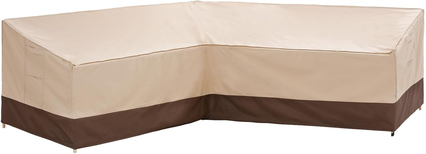 loriano 3-Seater Patio Furniture Covers,100% Waterproof for Loveseat Couch Outdoor Sofa, Heavy Duty 600D Oxford Fabric, Premium PVC Coating for Sun Fade Resistance, 79" W x 37" D x 35" H