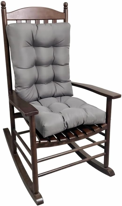 Rocking Chair Cushion, Set of Thicken Seat & Back Chair Cushions，Soft Thickened Patio Chair Cushions for Indoor/Outdoor (Navy Blue)