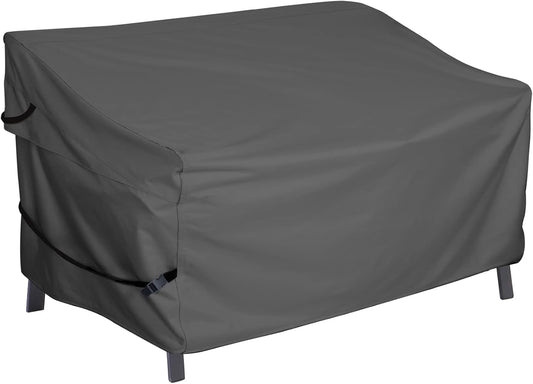 Porch Shield Waterproof Outdoor Furniture Sofa Cover – Patio 3-Seater Couch Cover 77W x 35D x 35H inch, Black