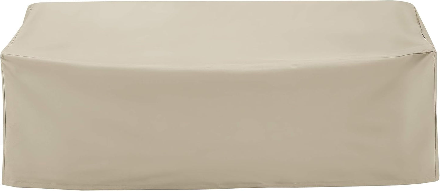 Crosley Furniture Patio Furniture Covers, Waterproof Outdoor Sofa Cover for Backyard, Deck, Tan