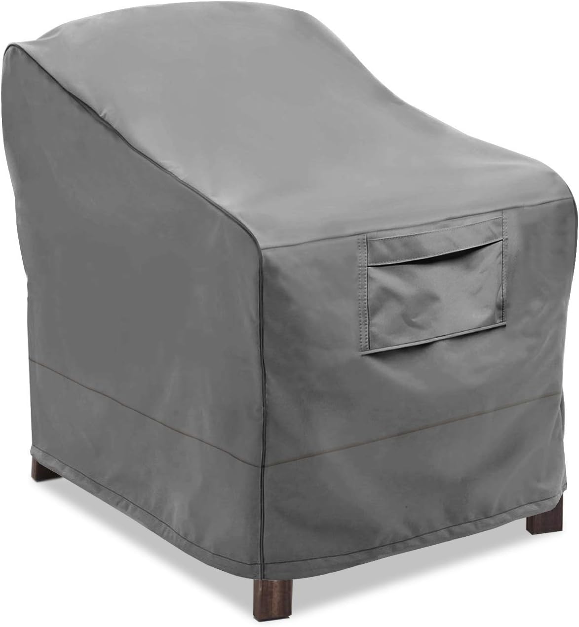 Vailge 2-Seater Heavy Duty Patio Bench Loveseat Cover, 100% Waterproof Outdoor Sofa Cover, Lawn Patio Furniture Covers with Air Vent, Small(Standard), Beige & Brown