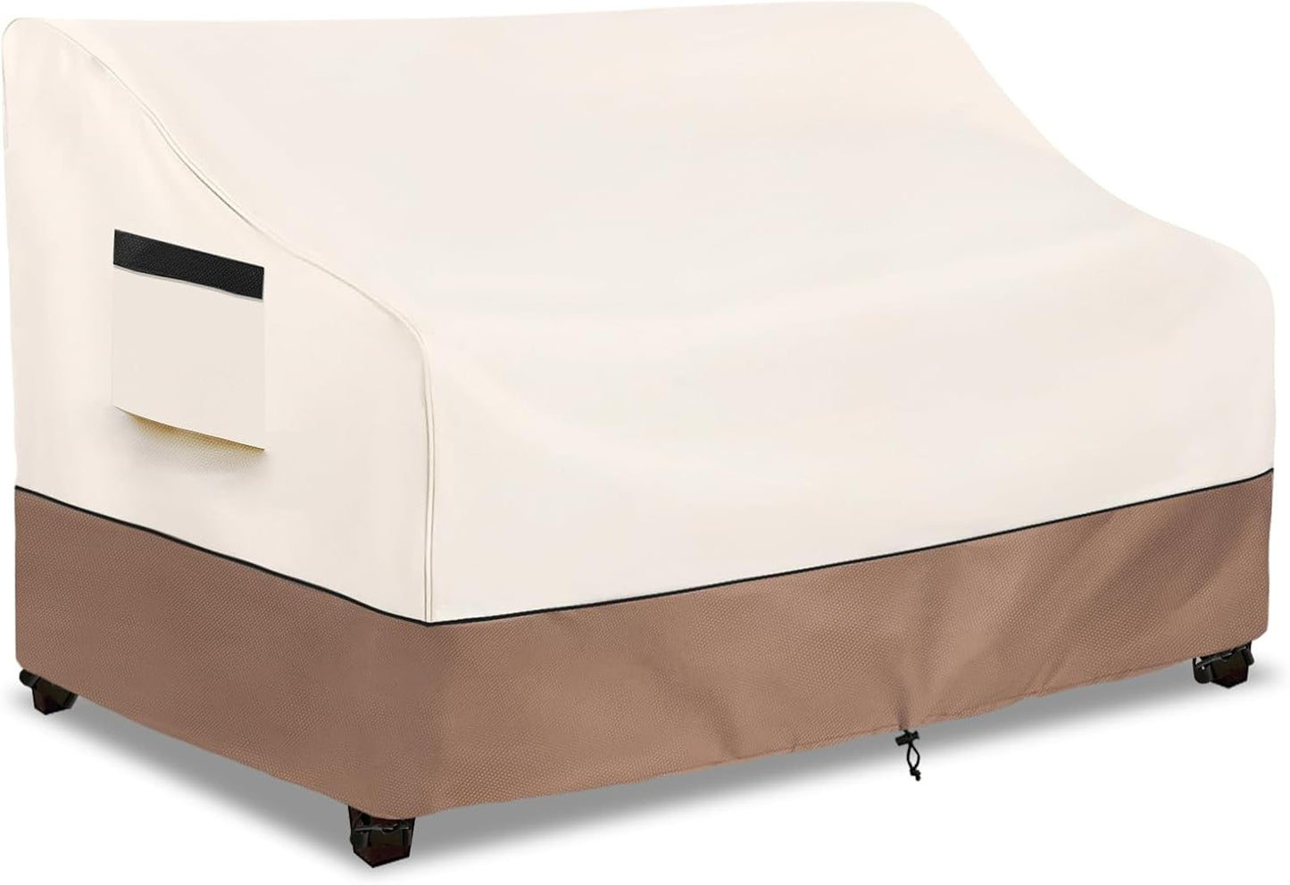 okcool Heavy Duty Patio Sofa Cover, 100% Waterproof 3-Seater Outdoor Sofa Cover Fits up to 85W x 38D x 35H Inches, Lawn Patio Furniture Covers,Grey