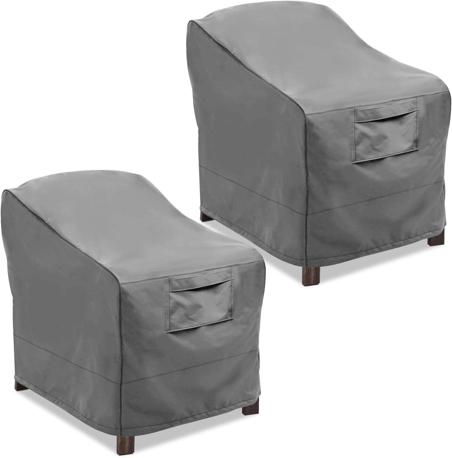Vailge 2-Seater Heavy Duty Patio Bench Loveseat Cover, 100% Waterproof Outdoor Sofa Cover, Lawn Patio Furniture Covers with Air Vent, Small(Standard), Beige & Brown